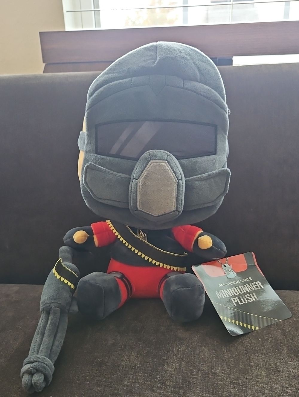 Paradoxum Games Minigunner Plush Black & Red NWT